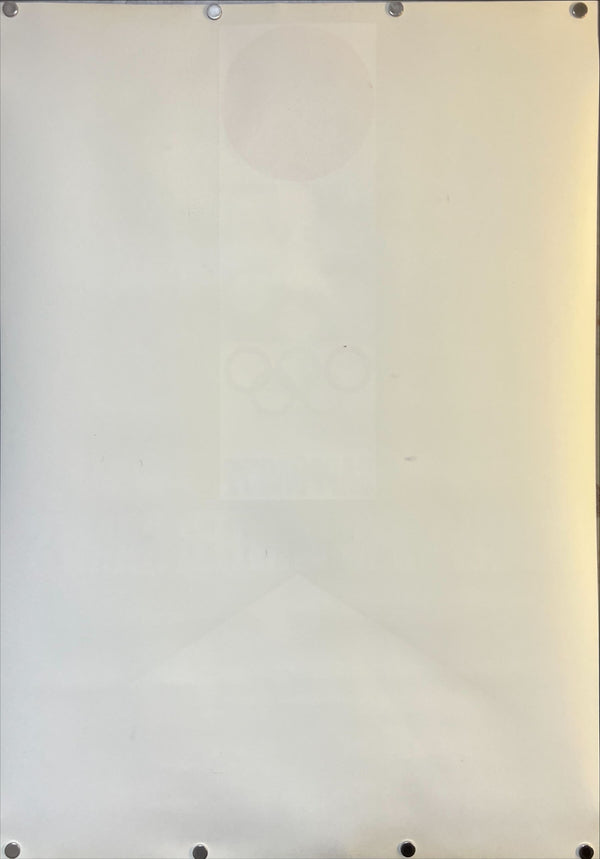 "Sapporo 1972: Winter Olympic Games", Original Release Japanese Advertising Poster 1971, B2 Size (51 x 73cm) K187