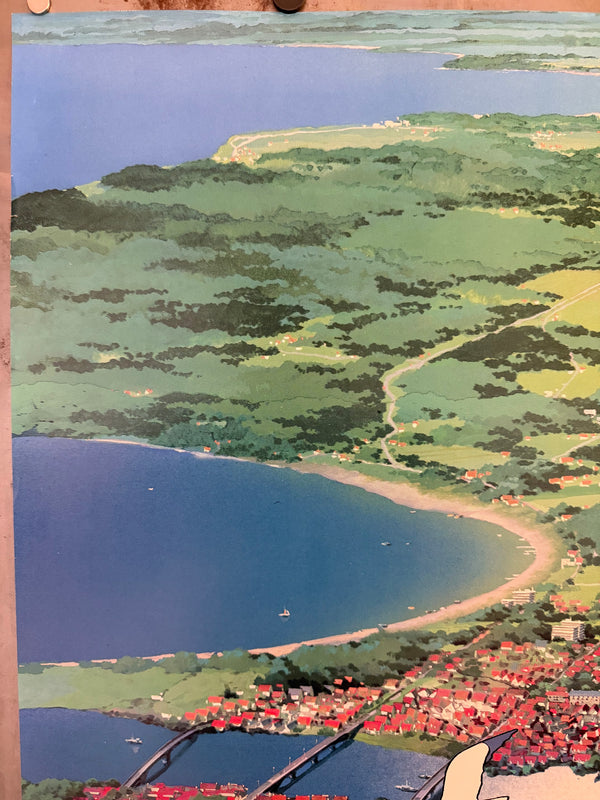 “KIKI’S DELIVERY SERVICE / 魔女の宅急便” (1989) – ORIGINAL JAPANESE B1 THEATRICAL POSTER – HAYAO MIYAZAKI / STUDIO GHIBLI