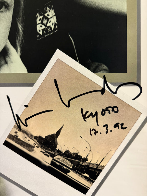 "Alice in the Cities (都会のアリス)", Original Japanese Road Movie Poster 1974, Ultra Rare, SIGNED by Wim Wenders, B2 Size (51 x 73cm) P76