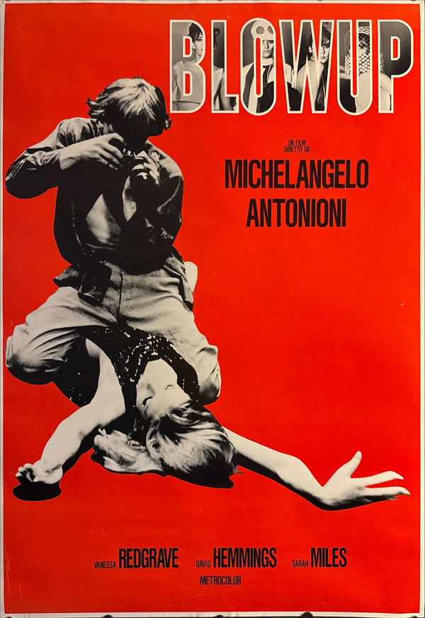 "Blow Up", Original Re-Release Japanese Movie Poster early 1990s, Rare, B1 Size (51 x 73cm)