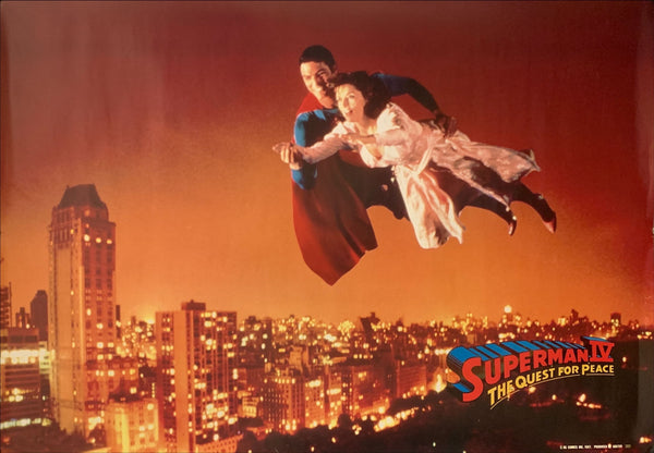"Superman IV: The Quest for Peace", Original Release Japanese Movie Poster 1987, B2 Size (51 x 73cm) G10