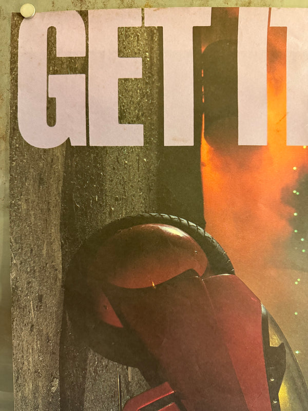 “AKIRA – ‘GET IT KANEDA!!’ Super Conductive Machine,” Original Japanese B1 Poster, Printed in 1988 First‑Release Campaign, Double‑Sided, Size 73 × 103 cm – Excellent Condition AA16