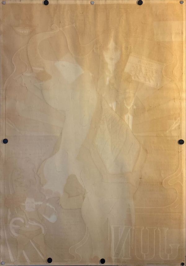 "TADANORI YOKOO – Tenjō Sajiki / LABORATORY OF PLAY (Membership Recruitment)", Japanese Contemporary Art Poster, Original Silk Screen 1967, Ultra Rare, B1 Size (c.73 × 103 cm) — Hand-signed in pen