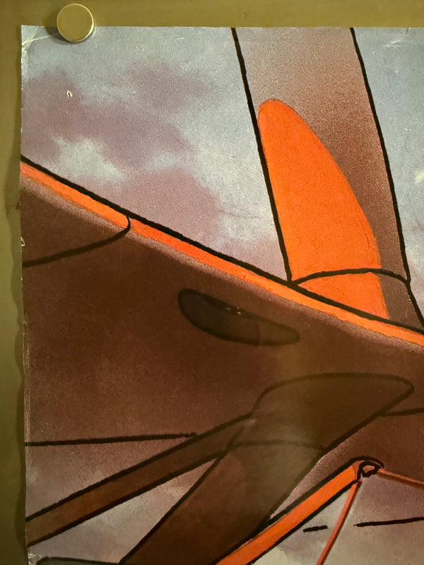 "Porco Rosso (Kurenai no Buta)", Original Release Japanese Movie Poster 1992, B2 Size (51 cm x 73 cm) L172 A