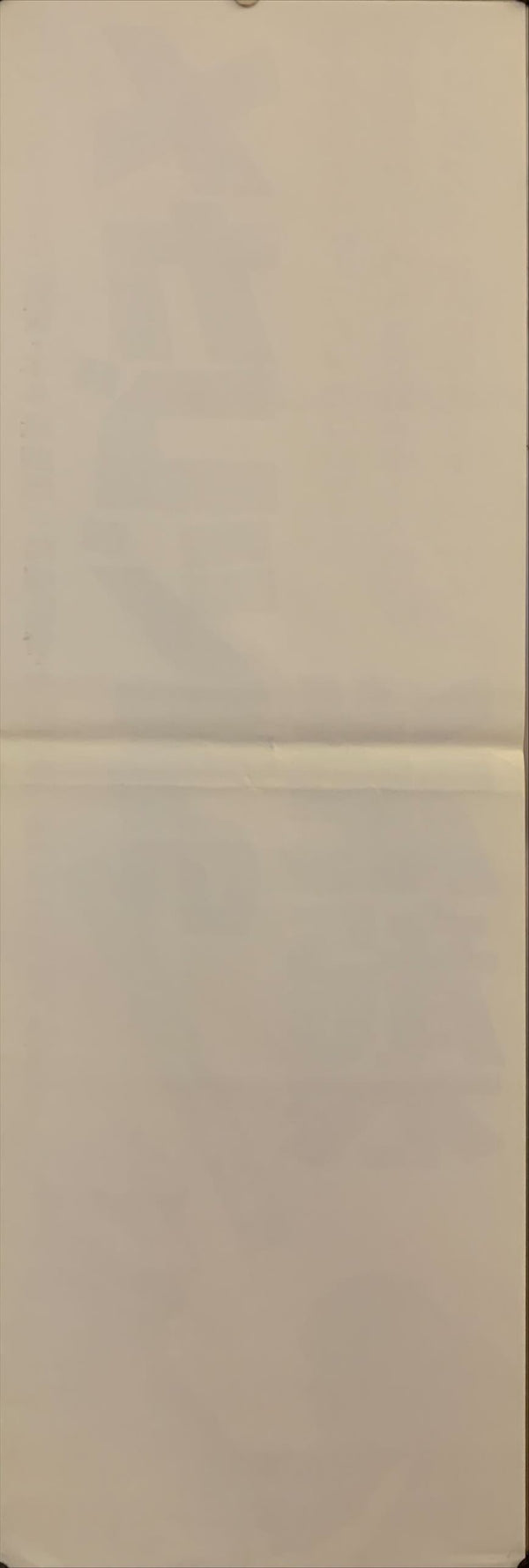 "Terror of Mechagodzilla", Original Release Japanese Poster 1974, Speed Size (26 x 75cm) H97