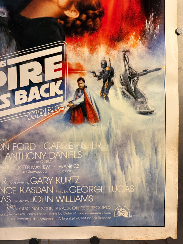 “The Empire Strikes Back”, Withdrawn ORIGINAL Concept One Sheet (27 x 41 inches) Style A, 1980 – ULTRA RARE