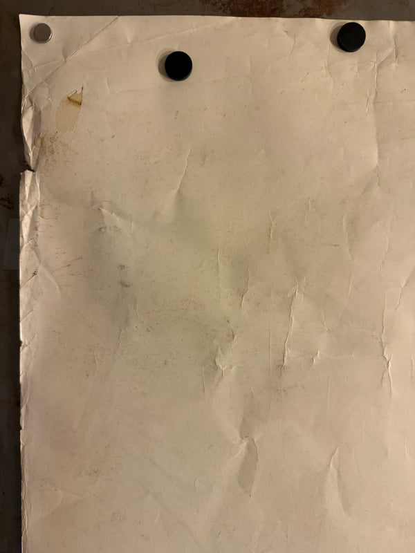 "TADANORI YOKOO - EXPO ’70, TEXTILE PAVILION (日本万国博覧会せんい館), Japanese Contemporary Art Poster, Original Offset c.1969–70, Ultra Rare, Oversize B1 Format (c.104 x 77 cm)