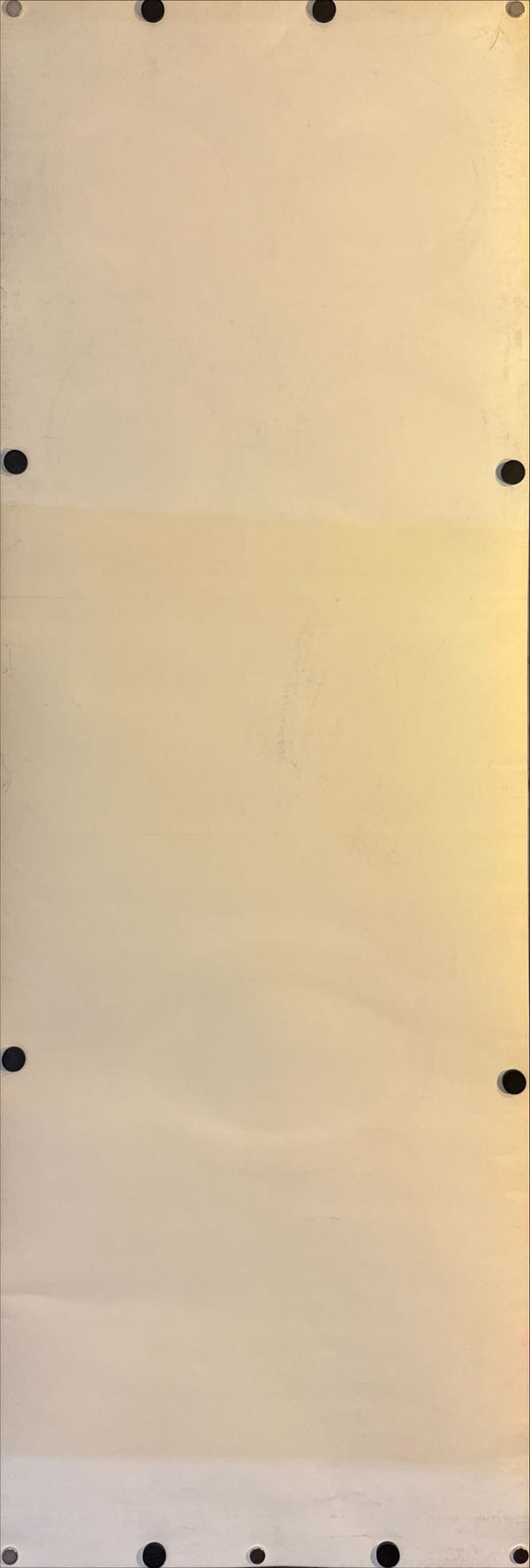 "TADANORI YOKOO - “Word/Image” Exhibition Poster – MoMA, New York", Japanese Contemporary Art Poster, Original Silk Screen 1968, Ultra Rare, Size (c.44 x 124cm)
