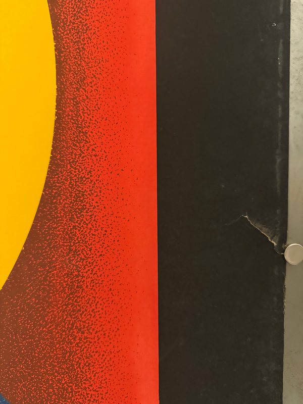 “MITSUHIRO KUSHIDA – ATASHI NO BEATLES / A HARD DAY’S NIGHT”, Japanese Theatre Poster, Original B1 Silk Screen 1967, Ultra Rare, Size (c.73 x 103cm)