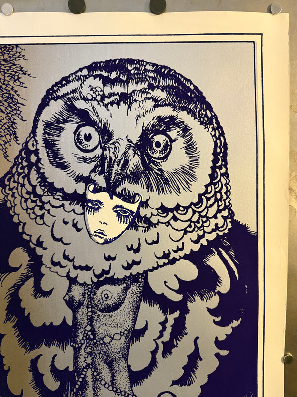 Uno Aquirax (宇野亜喜良) Silk‑Screen Poster – Slaves of Passion (愛奴), Mika Ito Bizarre Ballet Group 2nd Performance, 1968, B1 Size (c.72 × 103 cm)