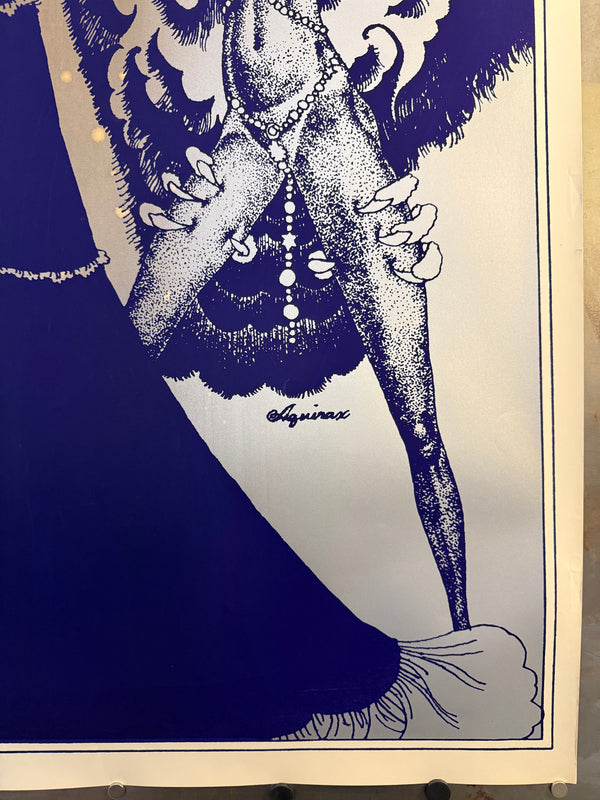 Uno Aquirax (宇野亜喜良) Silk‑Screen Poster – Slaves of Passion (愛奴), Mika Ito Bizarre Ballet Group 2nd Performance, 1968, B1 Size (c.72 × 103 cm)