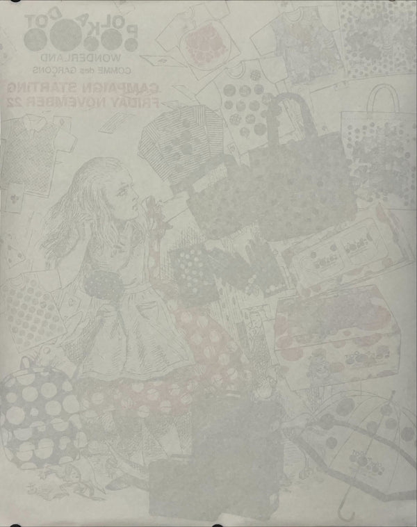 "Comme des Garçons – Polka Dot Wonderland", Original Japanese Promotional Poster 2013, 55 × 69 cm N141