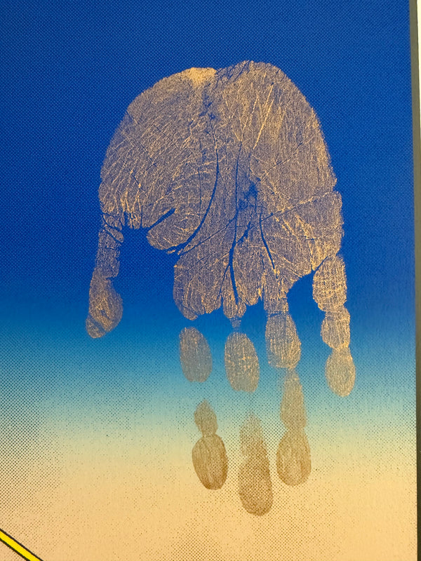 "TADANORI YOKOO - Hijikata and the Japanese", Japanese Contemporary Art Poster, Original Limited Edition Silk Screen 2007, Signed, Ultra Rare, Size (c.73 x 103cm)