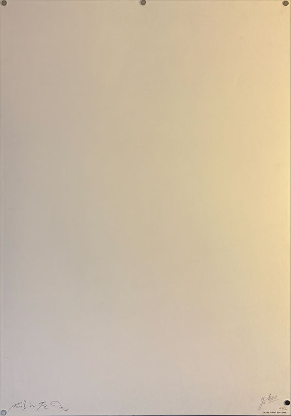 "TADANORI YOKOO - Hijikata and the Japanese", Japanese Contemporary Art Poster, Original Limited Edition Silk Screen 2007, Signed, Ultra Rare, Size (c.73 x 103cm)