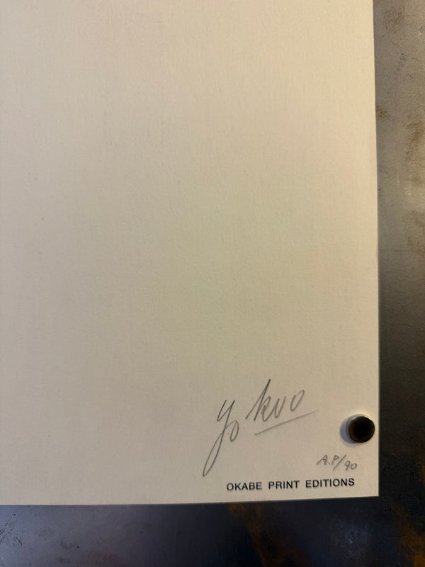 "TADANORI YOKOO - Hijikata and the Japanese", Japanese Contemporary Art Poster, Original Limited Edition Silk Screen 2007, Signed, Ultra Rare, Size (c.73 x 103cm)