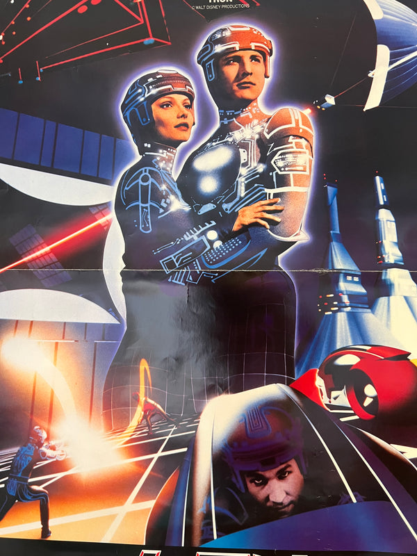 "TRON" Japanese Movie Poster, Original Release 1982, B1 Size (71 x 103cm)