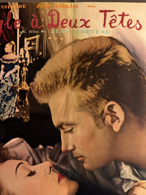 “L’Aigle à Deux Têtes” (双頭の鷲), Ultra‑Rare Original Japanese B2 First‑Release Poster — 1953 First Japanese Release (24 June 1953) — approx. 20.3 × 28.7 in (51.5 × 72.8 cm) P197