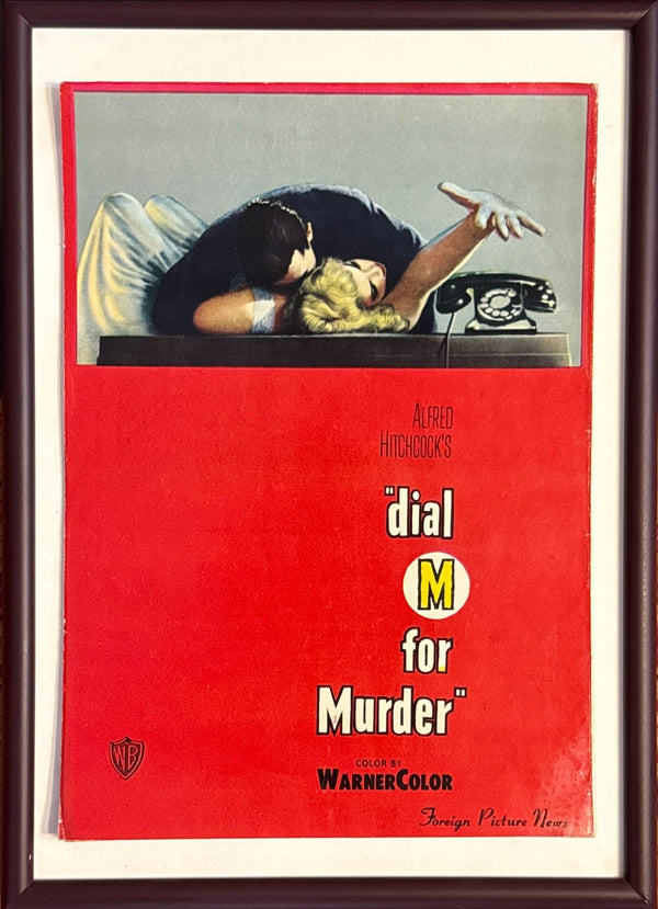 "Dial M for Murder", Original Release Japanese Movie Pamphlet Poster 1954, Ultra Rare, B5 Size (18 x 25cm)