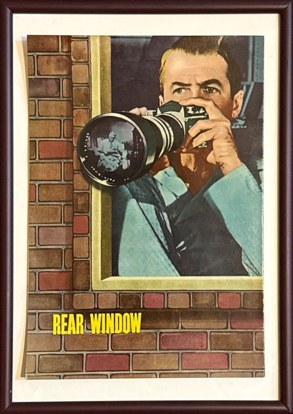 "Rear Window", Original Release Japanese Movie Pamphlet Poster 1954, Ultra Rare, B5 Size (18 x 25cm)
