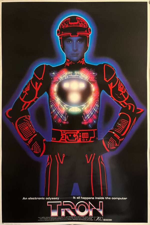 “TRON”, Original Japanese Theatrical Poster (First Release) 1982, B2 Size (51 × 73 cm) ZA605