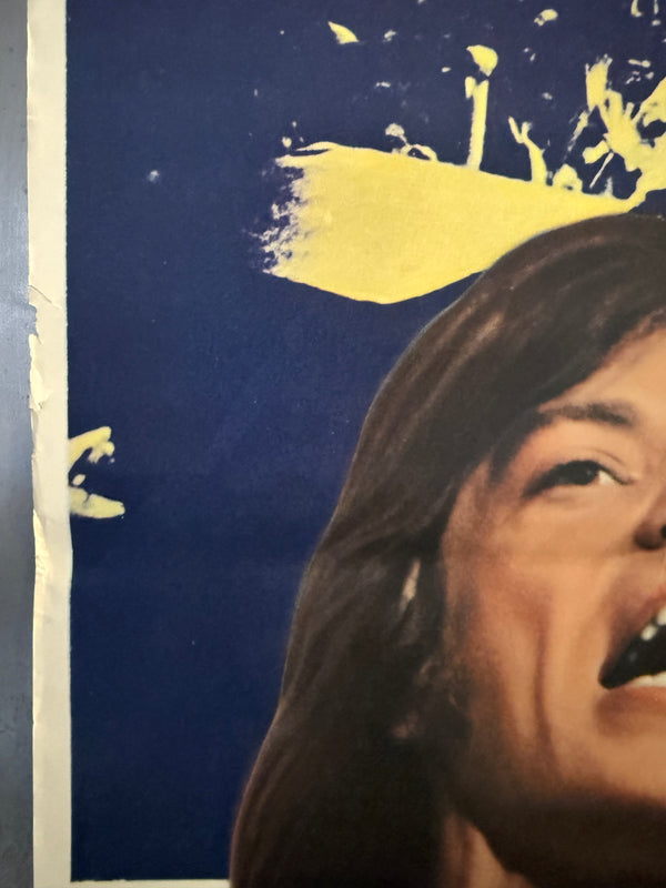 “The Rolling Stones: Gimme Shelter”, Original Japanese Movie Poster 1970, B2 Size (51 × 73 cm) B88