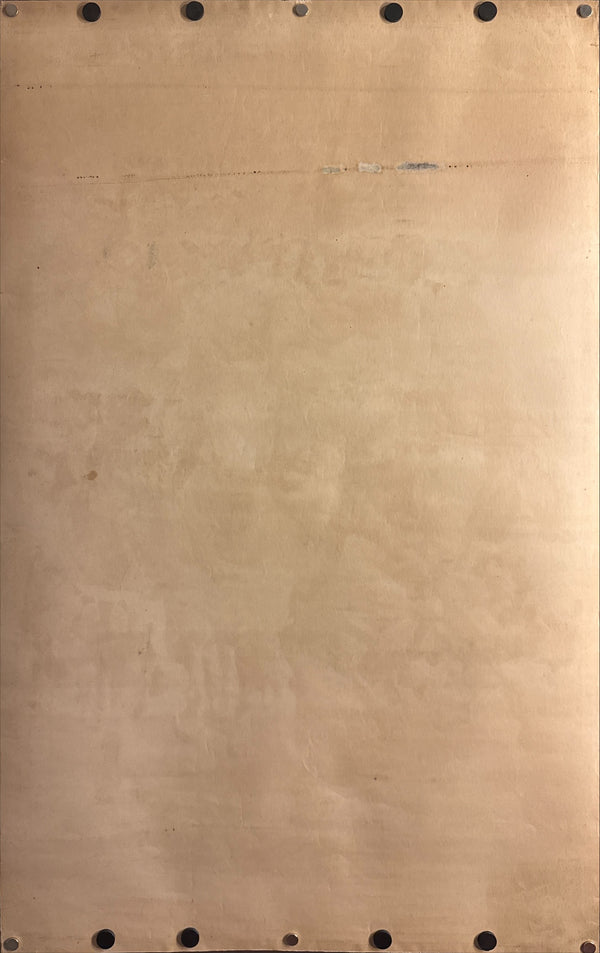 “Goddess on Horseback / Woman Commanding Five White Horses - Osaka Shōsen” – Original Pre‑War Japanese Shipping Advertising Poster, 1918 (Taishō 7), Ultra Rare, Museum‑Grade Early Multicolour Offset Lithograph by Machida Ryūyō (c. 96.5 × 62.5 cm)