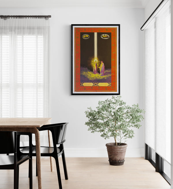 "TADANORI YOKOO - Clear Light September 1974", Japanese Contemporary Art Poster, Original Offset 1974, Ultra Rare, Size (c.69 x 103cm)