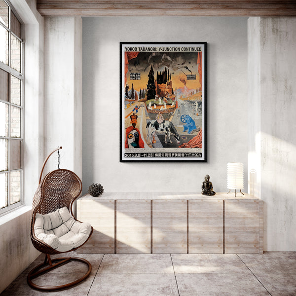"YOKOO TADANORI- Y-Junction Continued", Japanese Contemporary Art Poster, Original Release 2015, B1 Size (71 x 103cm)