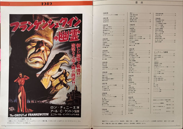 “The Ghost of Frankenstein” (フランケンシュタインの幽霊), Ultra‑Rare Original Japanese First‑Release B2 Poster, Late 1948 for 1949 Japanese Premiere, Ultra Rare — B2 Size (approx. 51 × 73 cm) O68