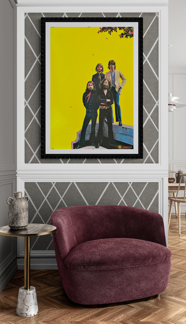 "The Beatles", Japanese Contemporary Art Poster, Original Release 1987, B2 Size (51 x 73cm) A9