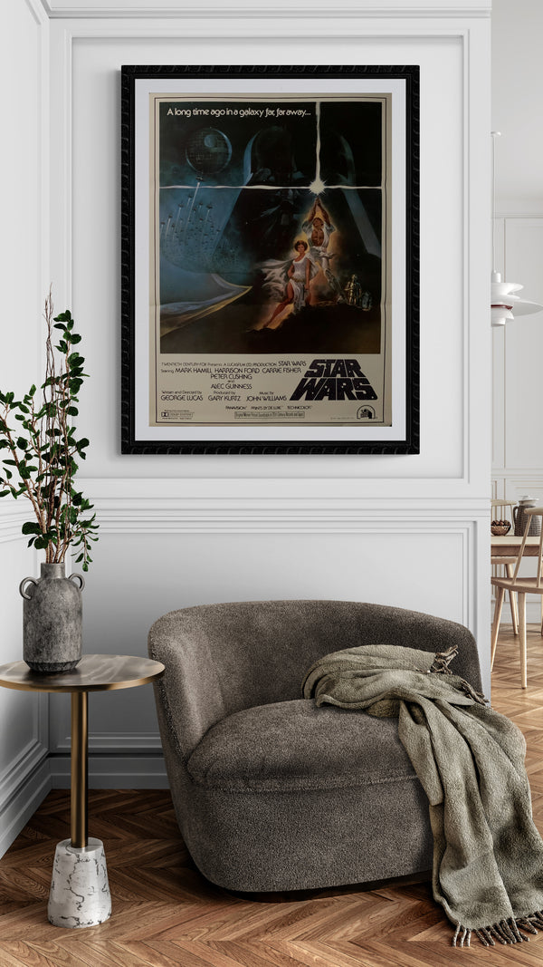 "Star Wars: A New Hope", Original Re-Release Japanese Movie Soundtrack Poster 1982, B2 (51 x 73cm) E127