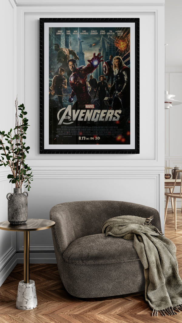 "The Avengers", Original Release Japanese Movie Poster 2012, B2 Size (51 x 73cm) D198