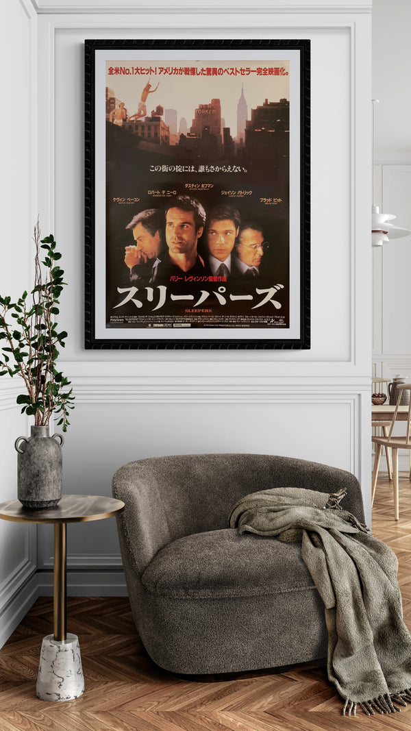 "Sleepers, Original Release Japanese Movie Poster 1996, B2 Size (51 x 73cm) F94