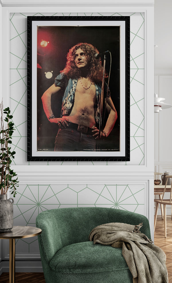 "Robert Plant", Original Release Japanese Music Poster 1980`s, (62 x 92cm) B9