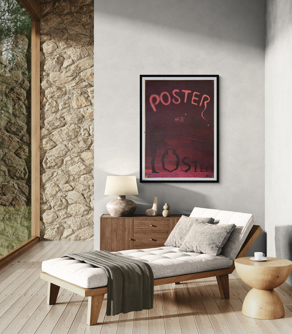 "TADANORI YOKOO - Poster of Poster", Japanese Contemporary Art Poster, Original Offset 1974, Ultra Rare, Size (c.73 x 103cm)