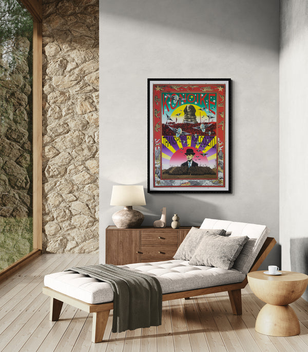 "TADANORI YOKOO - Konoike Transportation Co., Ltd", Japanese Contemporary Art Poster, Original Limited Edition Silk Screen 1997, Ultra Rare, Size (c.73 x 103cm)