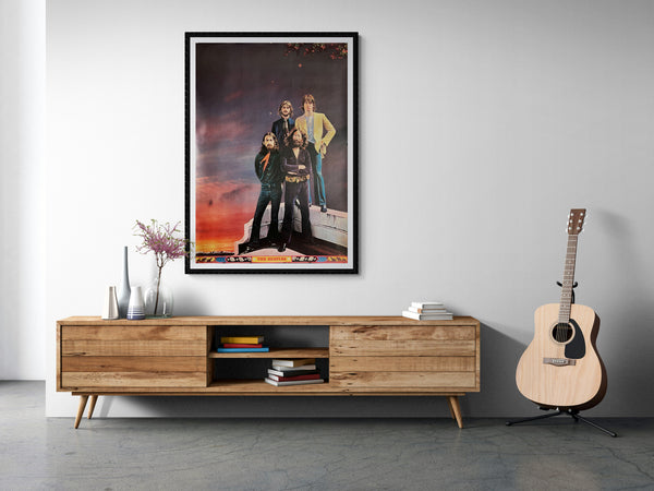 "TADANORI YOKOO - The Beatles", Japanese Contemporary Art Poster, Original Offset 1977, Ultra Rare, B1 Size (c.73 x 103cm)