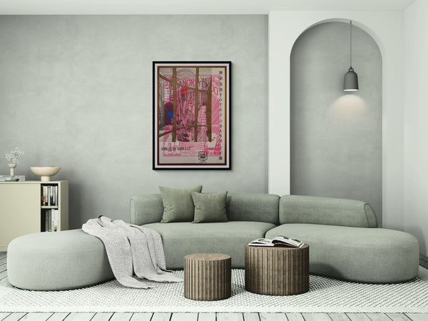 "TADANORI YOKOO - TOTAL GRAPH-TY Exhibition", Japanese Contemporary Art Poster, Original Offset 1988, Ultra Rare, B1 Size (c.73 x 103cm)