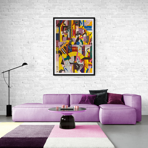 "TADANORI YOKOO - KIMONO - The Origin of Things", Japanese Contemporary Art Poster, Original Offset 1978, Ultra Rare, B1 Size (c.73 x 103cm)