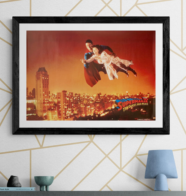 "Superman IV: The Quest for Peace", Original Release Japanese Movie Poster 1987, B2 Size (51 x 73cm) G10