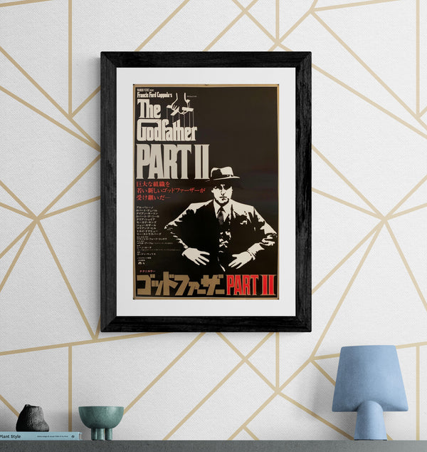 "The Godfather 2", Original Release Japanese Movie Poster 1975, B3 Size (36 x 51cm) H92
