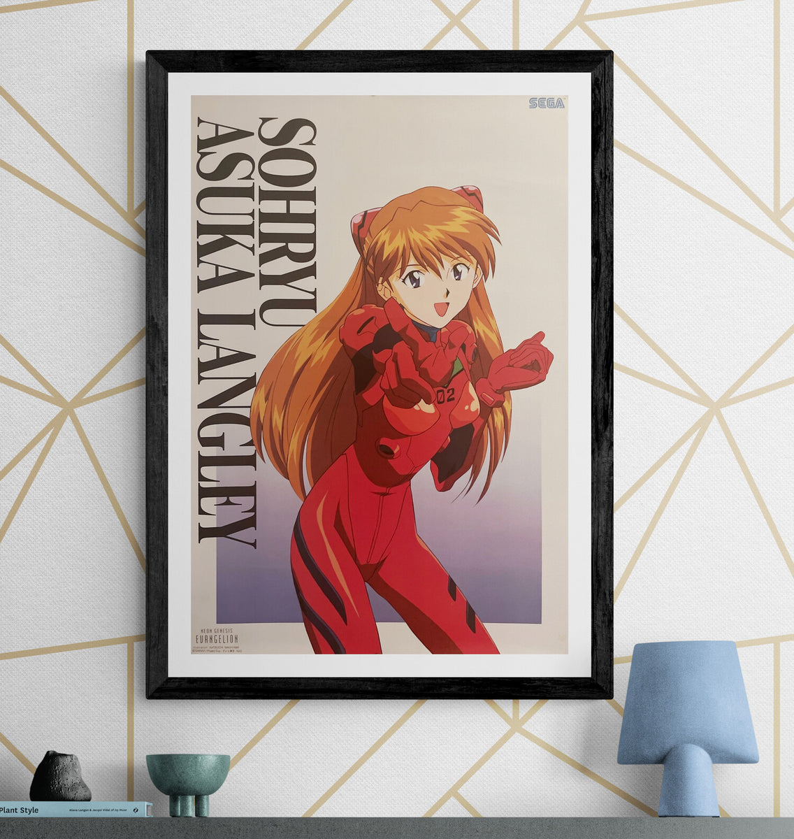 misato katsuragi evangelion TWO POSTER SET sega B2 | eBay