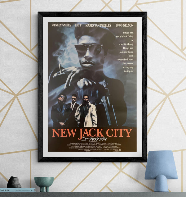 "New Jack City", Original Release Japanese Poster 1991, B2 Size (51 x 73cm) I14