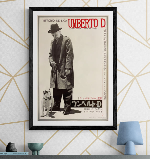 "Umberto D.", Original Japanese Movie Poster, First Release 1962, B2 Size (51 x 73cm) I71