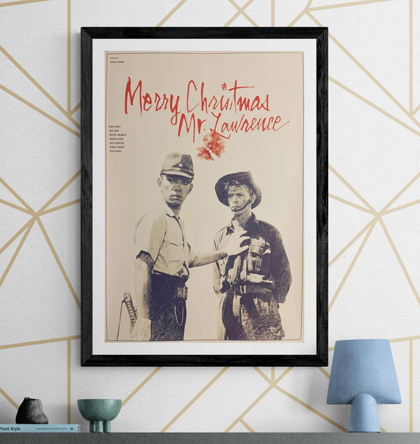 "Merry Christmas, Mr. Lawrence", Original Soundtrack Japanese Movie Poster 1984, B2 Size (51 x 73cm) I107