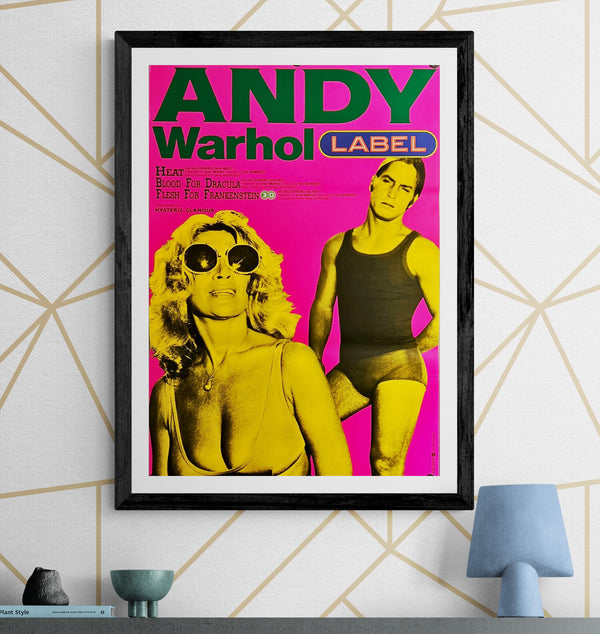 "HEAT - Andy Warhol", Original Release Japanese Movie Poster 1995, B2 Size (51 x 73cm) E194