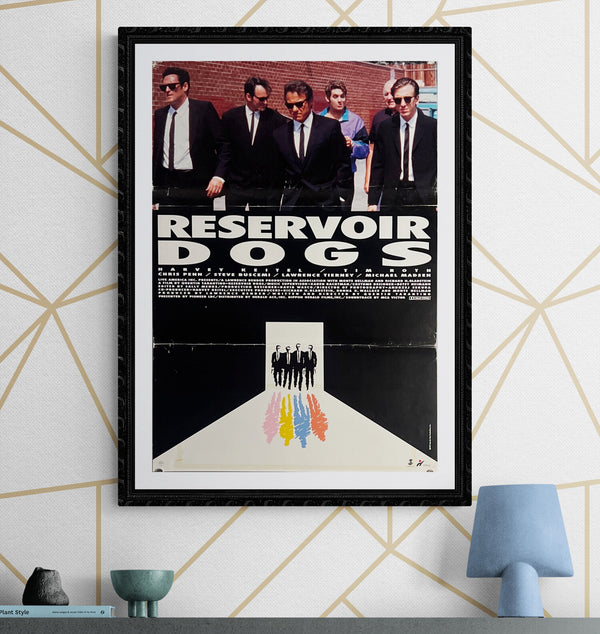 “Reservoir Dogs", Original Release Japanese Movie Poster 1993, B2 Size (51 x 73cm) K30