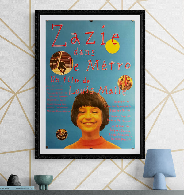 "Zazie dans le Métro", Original Re-Release Japanese Movie Poster 2000`s, B2 Size (51 x 73cm) M3