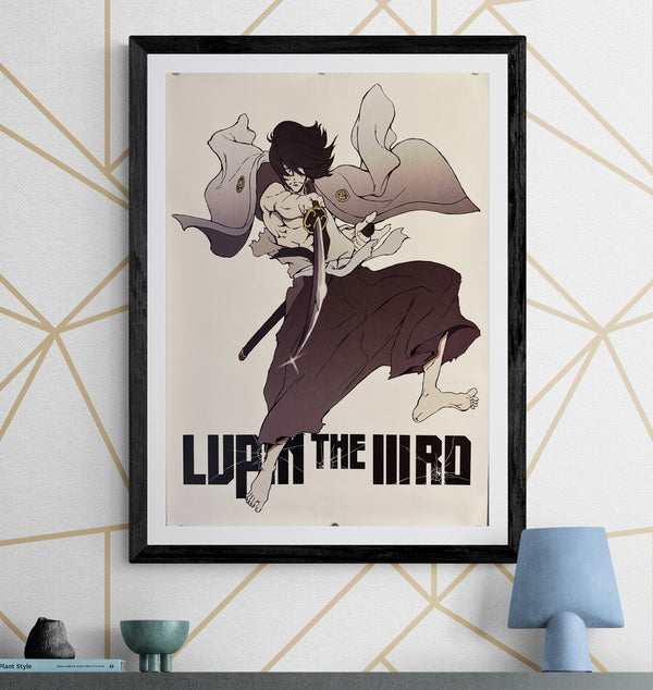 "Lupin the IIIrd The Blood Spray of Goemon Ishikawa", Original Release Japanese Movie Poster 2017, B2 Size (51 x 73cm) M53