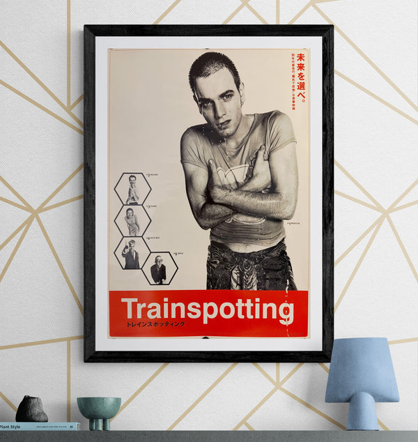 "Trainspotting", Original Release Japanese Movie Poster 1996, B2 Size (51 x 73cm) I135